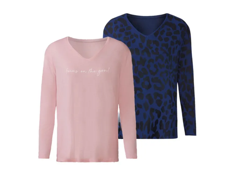 2 dames shirts met lange mouwen<esmara® Sale