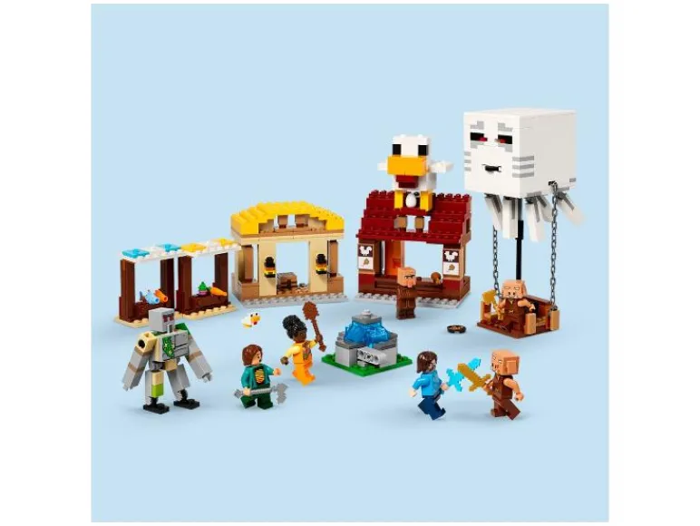 21273 De Ghast-ballon aanval op het dorp<Lego Minecraft Best