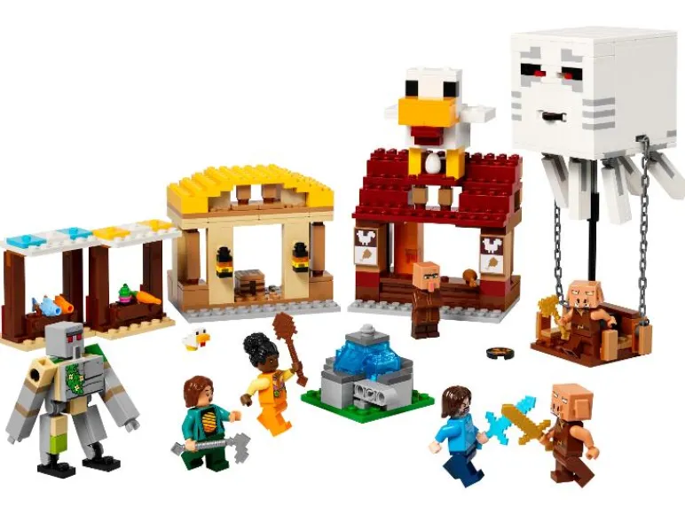 21273 De Ghast-ballon aanval op het dorp<Lego Minecraft Best