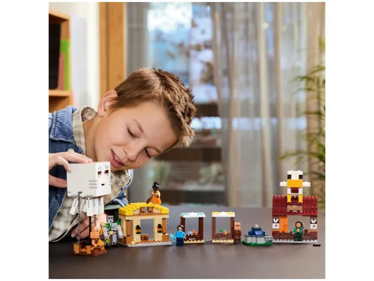 21273 De Ghast-ballon aanval op het dorp<Lego Minecraft Best