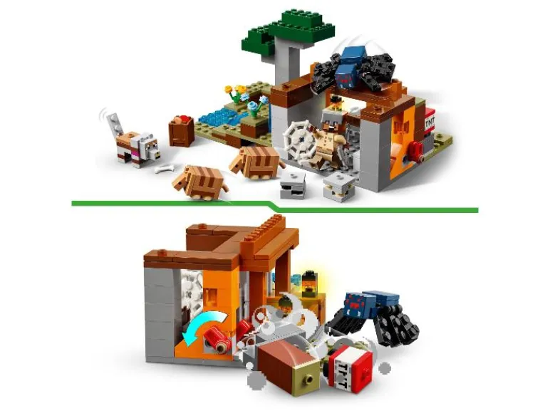 21269 De gordeldieren bij de mijn<Lego Minecraft Online