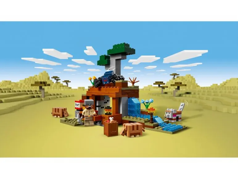 21269 De gordeldieren bij de mijn<Lego Minecraft Online
