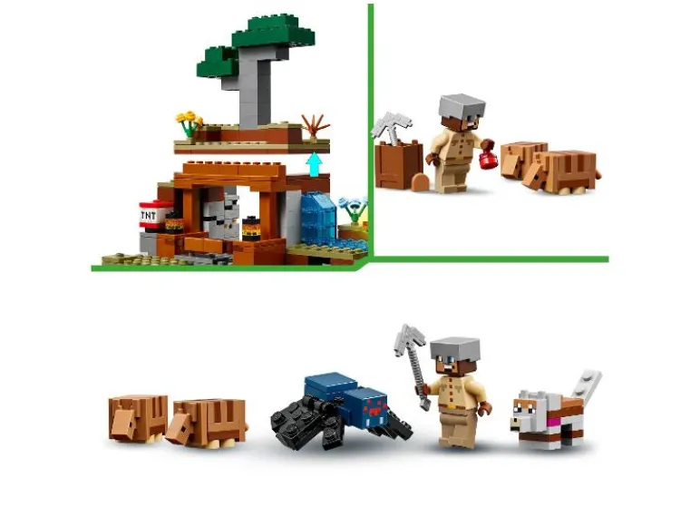 21269 De gordeldieren bij de mijn<Lego Minecraft Online