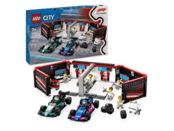 60444 F1® garage met Mercedes-AMG en Alpine auto's<LEGO® City New