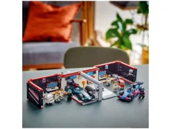 60444 F1® garage met Mercedes-AMG en Alpine auto's<LEGO® City New