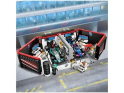 60444 F1® garage met Mercedes-AMG en Alpine auto's<LEGO® City New