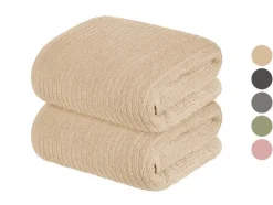 2 Handdoeken 100 x 50 cm<LIVARNO home Hot