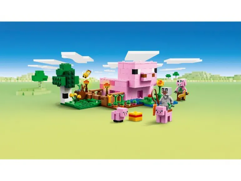 21268 Het huis van het biggetje<Lego Minecraft Discount
