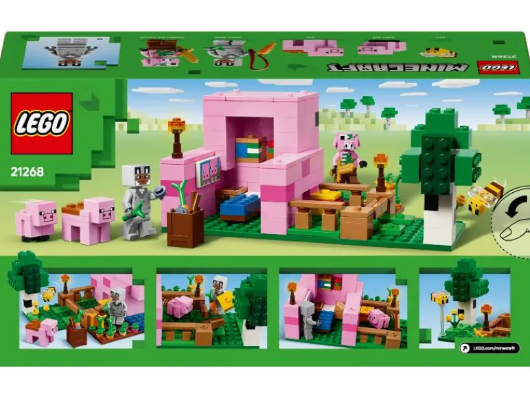 21268 Het huis van het biggetje<Lego Minecraft Discount