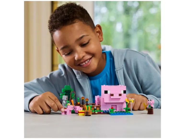 21268 Het huis van het biggetje<Lego Minecraft Discount