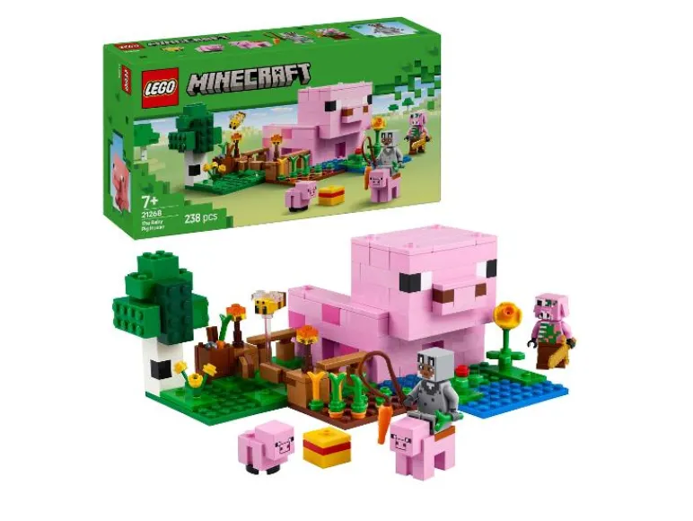 21268 Het huis van het biggetje<Lego Minecraft Discount