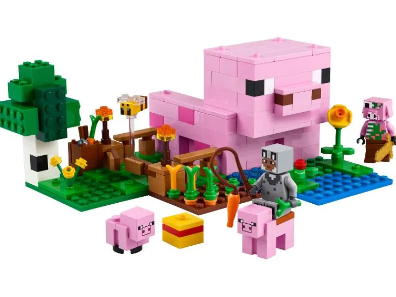 21268 Het huis van het biggetje<Lego Minecraft Discount