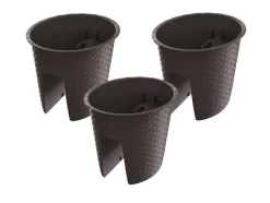 3 railing bloempotten<Prosperplast Discount