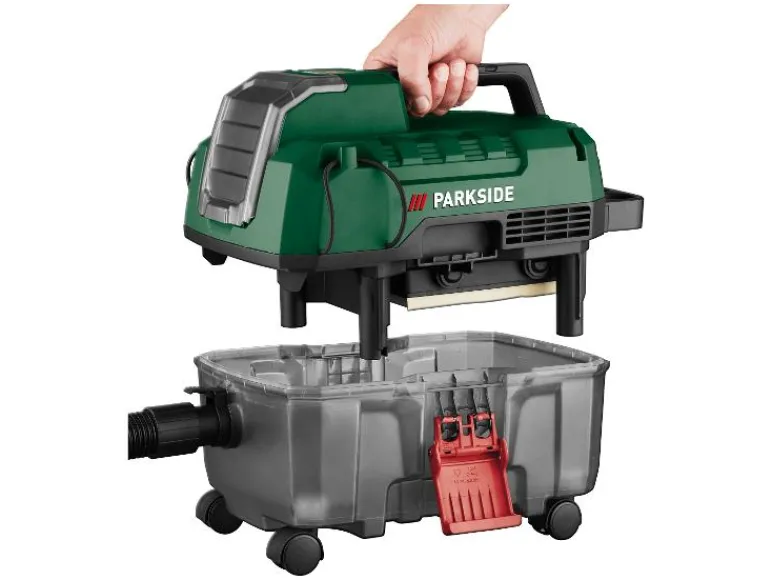 Accu nat en droog stofzuiger 20 V met accu en lader<PARKSIDE® Hot