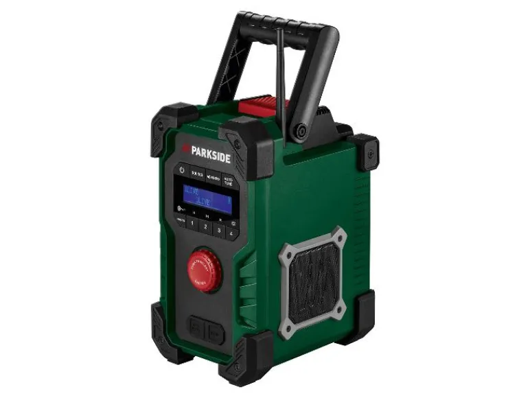 Accu-bouwradio 12 V, 20 V of 230 V zonder accu en lader<PARKSIDE®