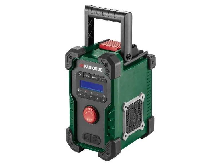 Accu-bouwradio 12 V, 20 V of 230 V zonder accu en lader<PARKSIDE®