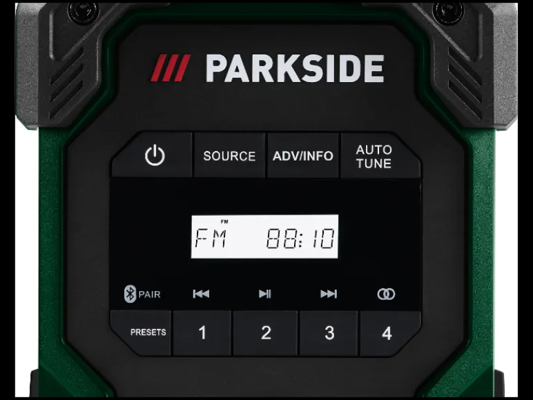 Accu-bouwradio 20 V zonder accu en lader<PARKSIDE® Sale
