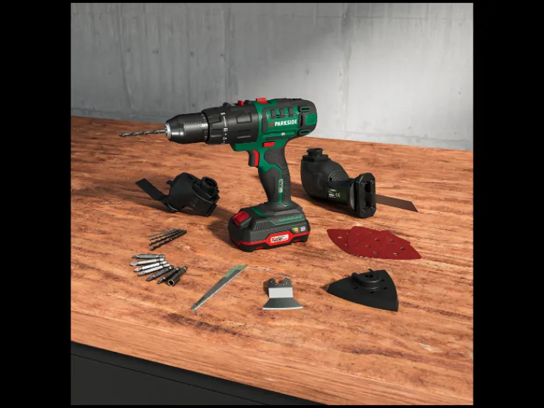 Accu-combitool 20 V met accu en lader<PARKSIDE® Hot