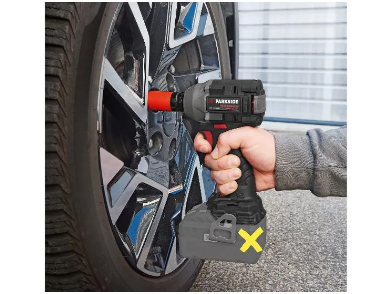 Accu-slagmoersleutel 1/2" 20 V zonder accu en oplader<PARKSIDE PERFORMANCE® Outlet