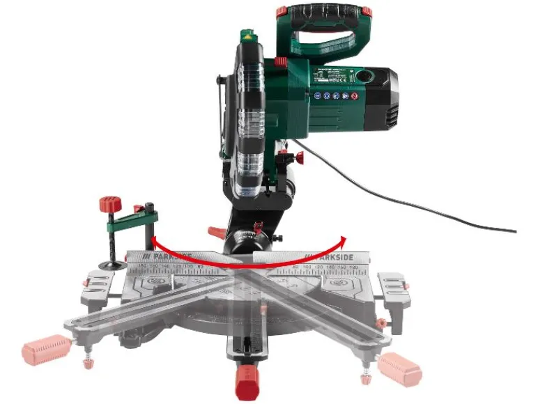 Afkortzaag met verstekfunctie 2000 W - zaagblad 254 mm<PARKSIDE® Sale
