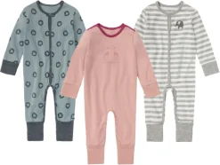 Baby meisjes / jongens slaapoverall met omkeerbaar voetdeel, met bio-katoen<bellybutton Hot