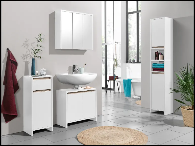 Badkamer spiegelkast Oslo<LIVARNO home Clearance