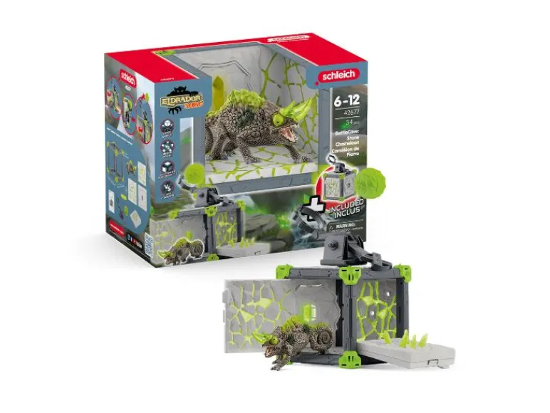 BattleCave Steenkameleon<Schleich Outlet