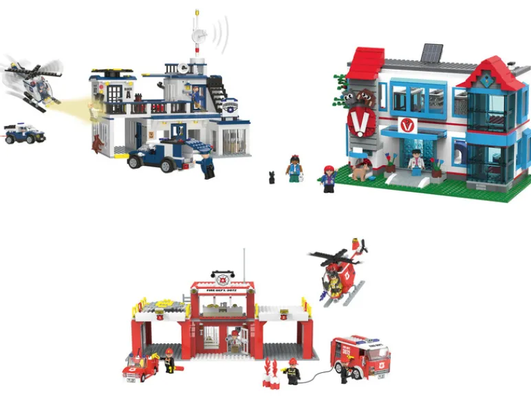 Bouwstenenset L<Playtive Clippys New