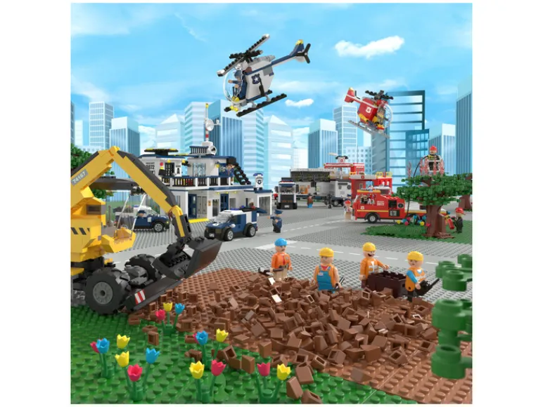 Bouwstenenset L<Playtive Clippys New