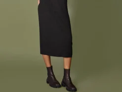 Dames midi-gebreide jurk<esmara® Sale