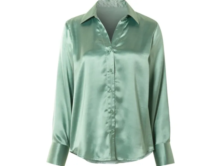 Dames satijnen blouse<esmara® New