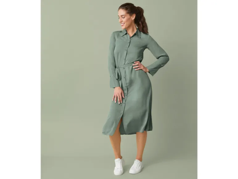 Dames satijnenjurk<esmara®