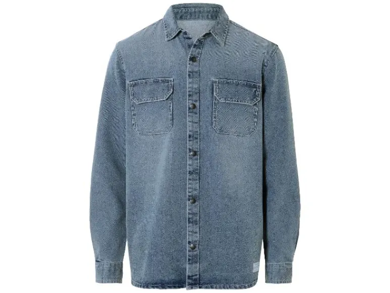 Denim heren overhemd<LIVERGY® Best