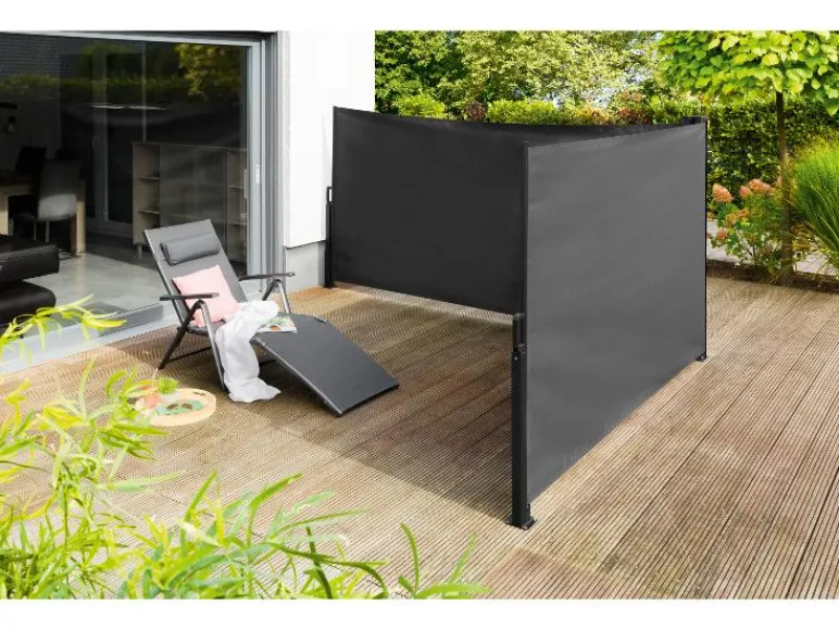 Dubbel windscherm 600 x 160 cm<LIVARNO home Clearance