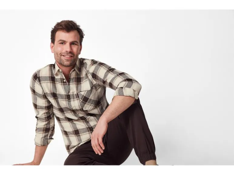 Flanellen heren overhemd<esmara Men Discount