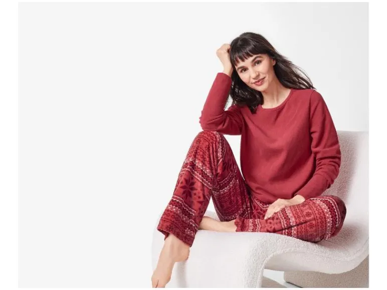 Fleece dames pyjama<esmara® Discount