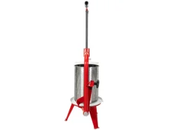 fruitpers, 6, 12, 18 of 30 liter, mechanisch, met stalen spindel<Güde Discount