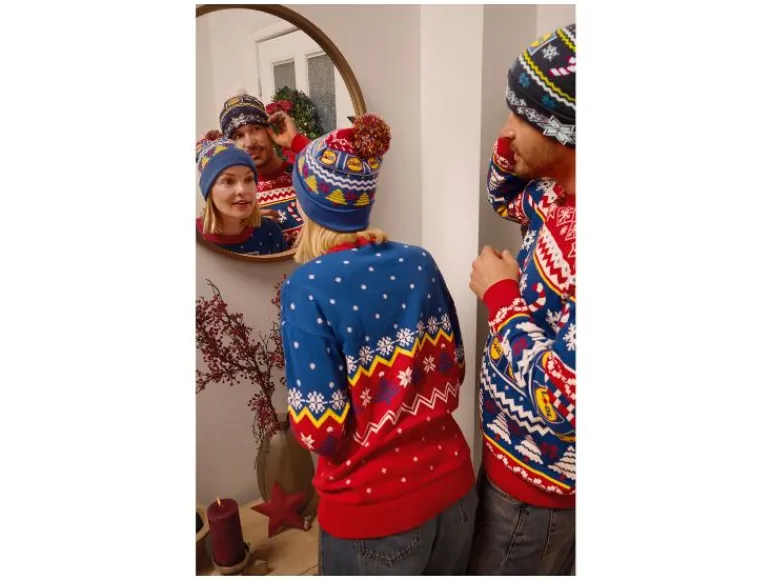 Gebreide kerstmuts<