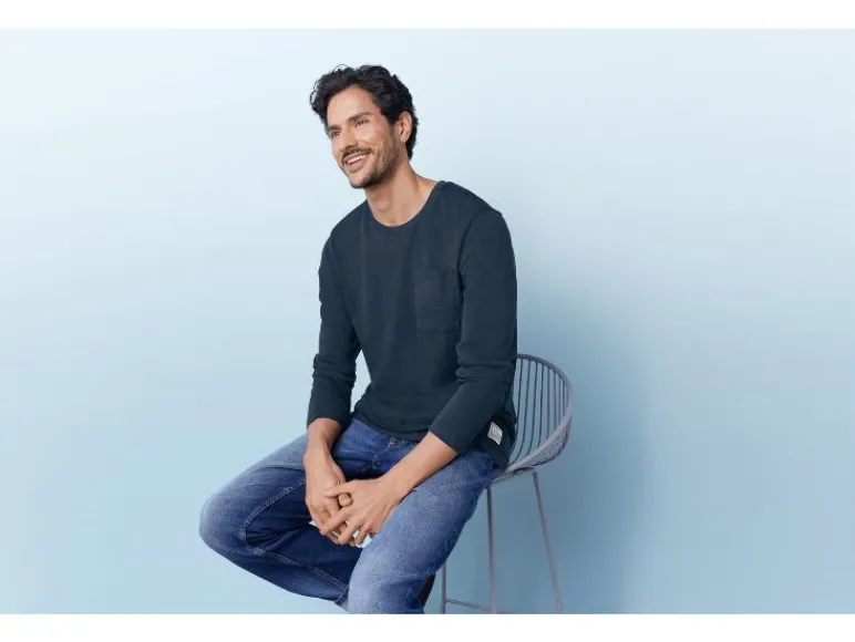 Heren shirt met lange mouwen<LIVERGY® Clearance