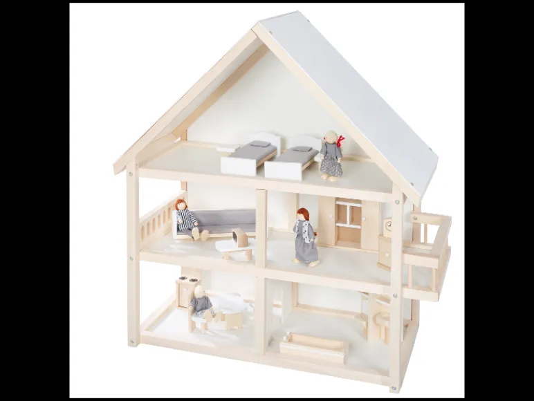 Houten poppenhuis<roba