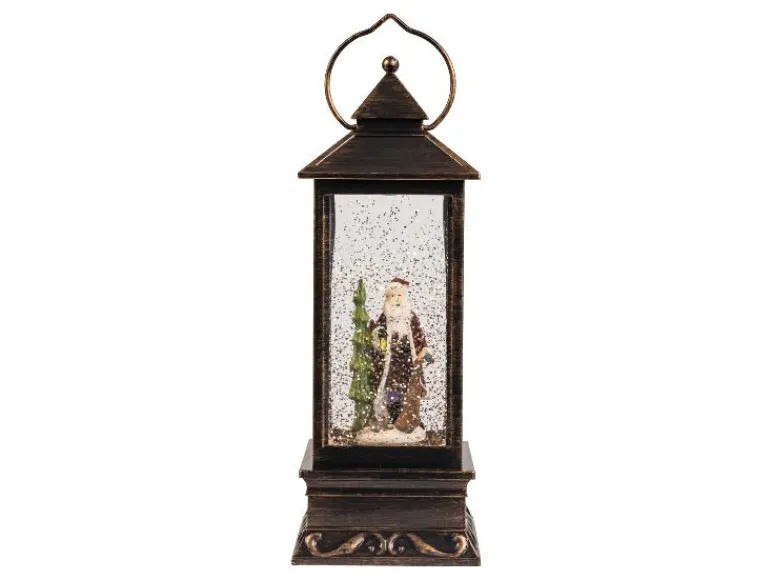 Kerstlantaarn met sneeuweffect<LIVARNO home Online