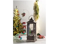 Kerstlantaarn met sneeuweffect<LIVARNO home Online