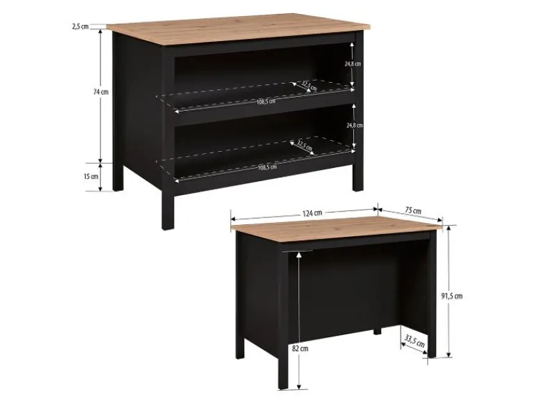 Keukeneiland met werkblad<Inter Link Sale