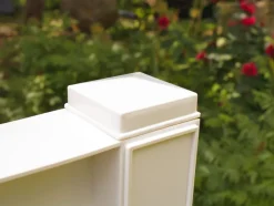bloembak met centraal trellis, L 100 cm, 110 liter, kunststof<KHW Discount