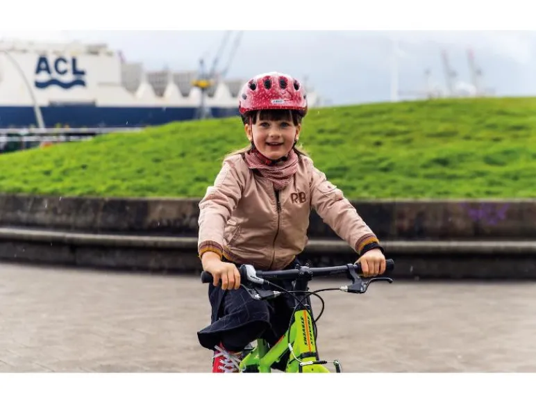 Kinder fietshelm<Abus New