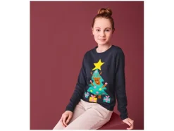 Kinder kersttrui met lampjes<pepperts!® Best