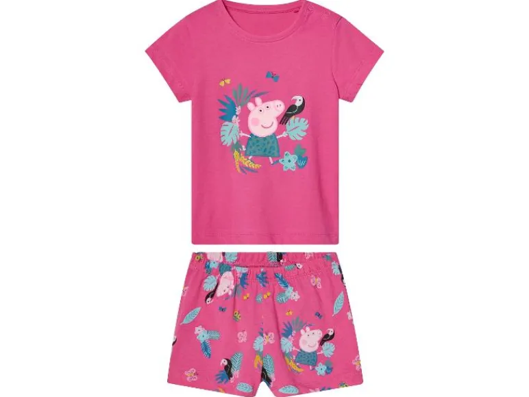 Korte kinder pyjama Peppa Pig< New