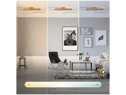 LED-plafondlamp met backlight<Briloner Outlet