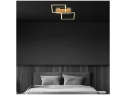 LED-plafondlamp met backlight<Briloner Outlet