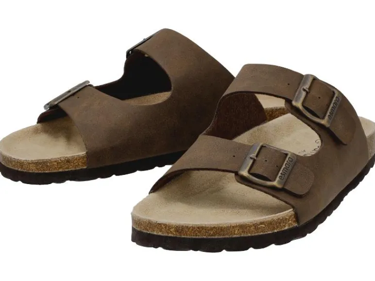 Leren heren slippers<esmara® Clearance